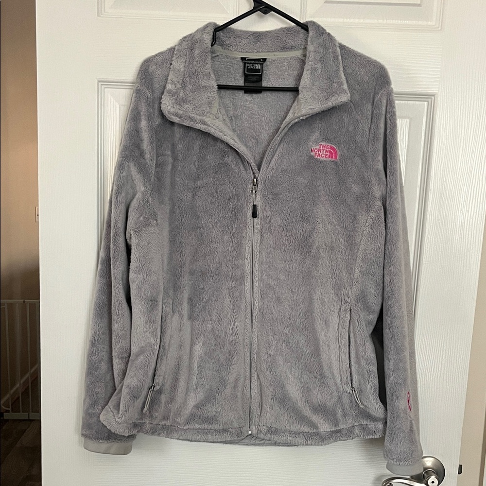 The North Face Women's Osito Fleece Jacket XL with “Pink Ribbon” Breast Cancer